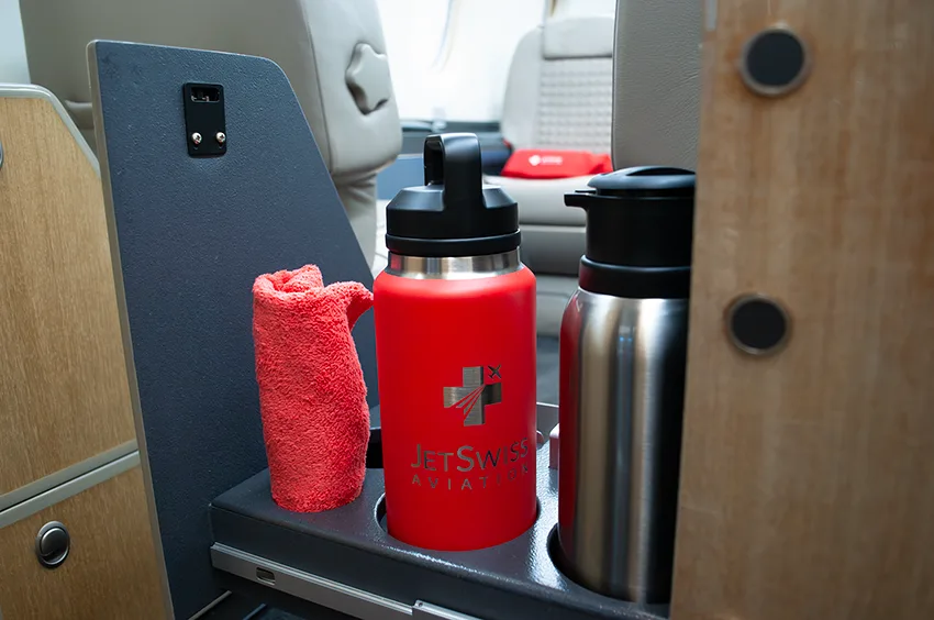 Cabin interior of a 2014 Pilatus.