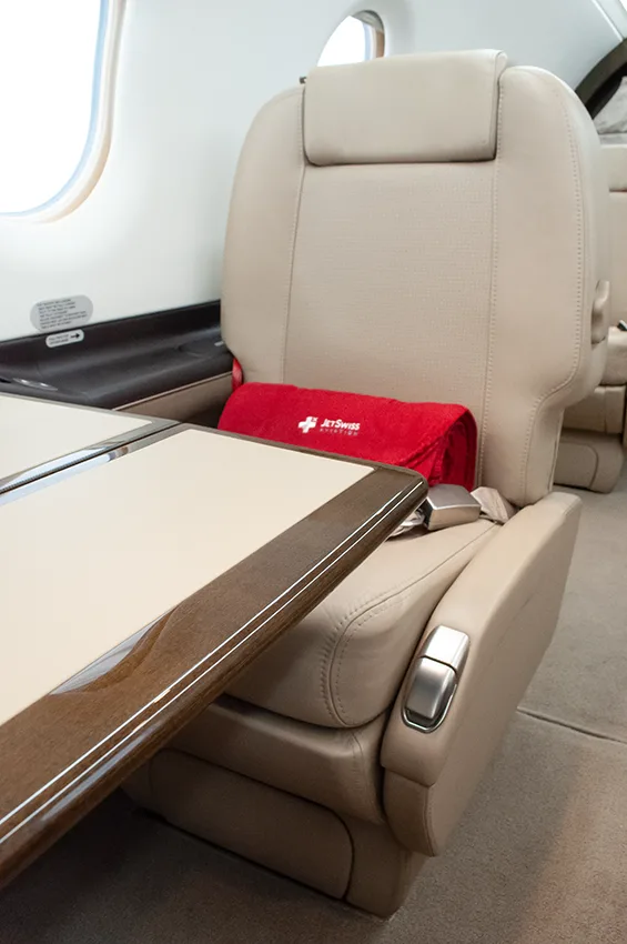 Cabin interior of a 2014 Pilatus.