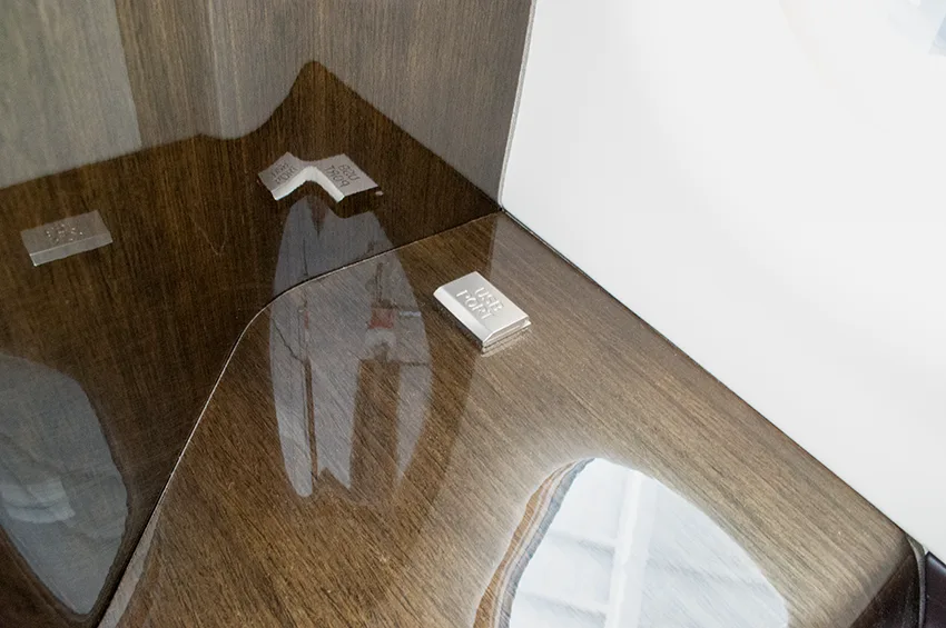 Cabin interior of a 2014 Pilatus.