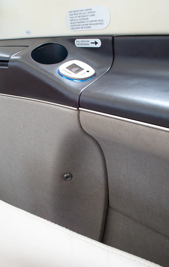 Cabin interior of a 2014 Pilatus.