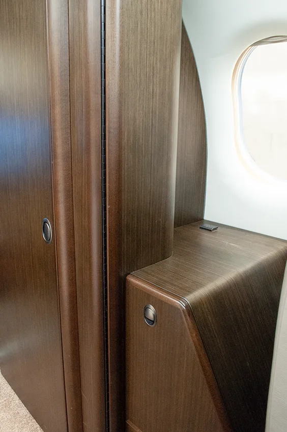 Cabin interior of a 2015 Pilatus.