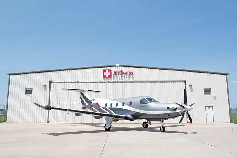 Exterior view of a 2016 Pilatus, PC-12NG.