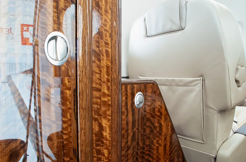 Cabin interior of a 2016 Pilatus.