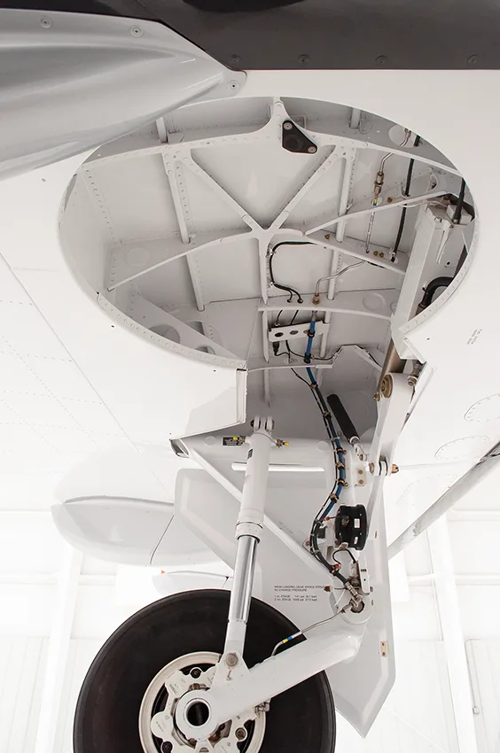 Engine detail of a 2016 Pilatus.