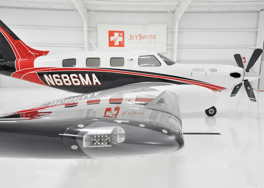 Marketing image of a 2016 Piper M600.