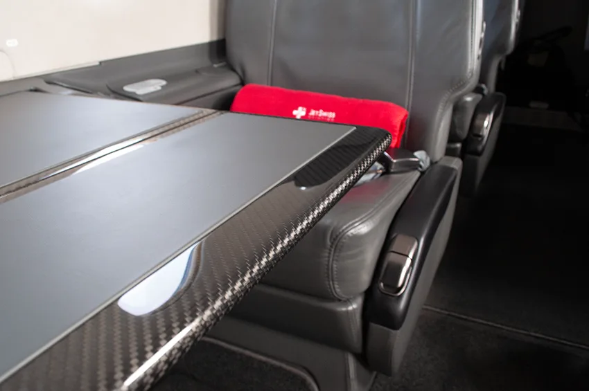 Cabin interior of a 2017 Pilatus.