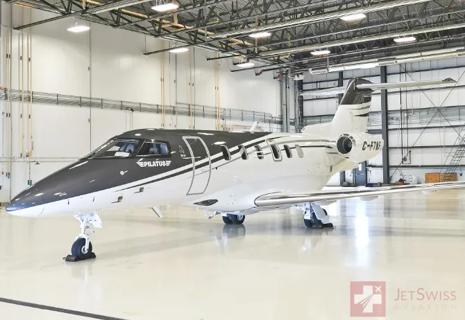 Exterior view of a 2020 Pilatus PC-24 – SN 157.