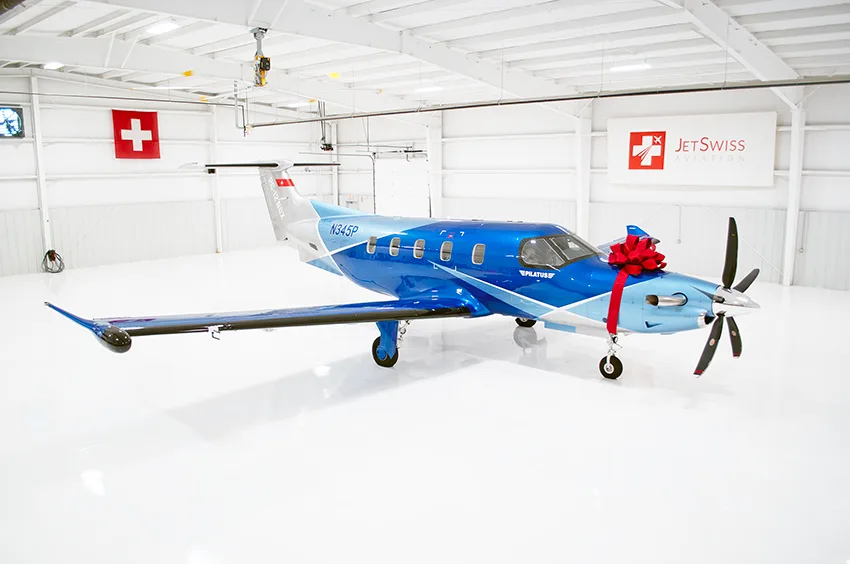 Exterior view of a 2023 Pilatus PC-12 NGX – SN 2271.