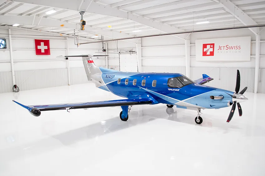 Exterior view of a 2023 Pilatus PC-12 NGX – SN 2271.