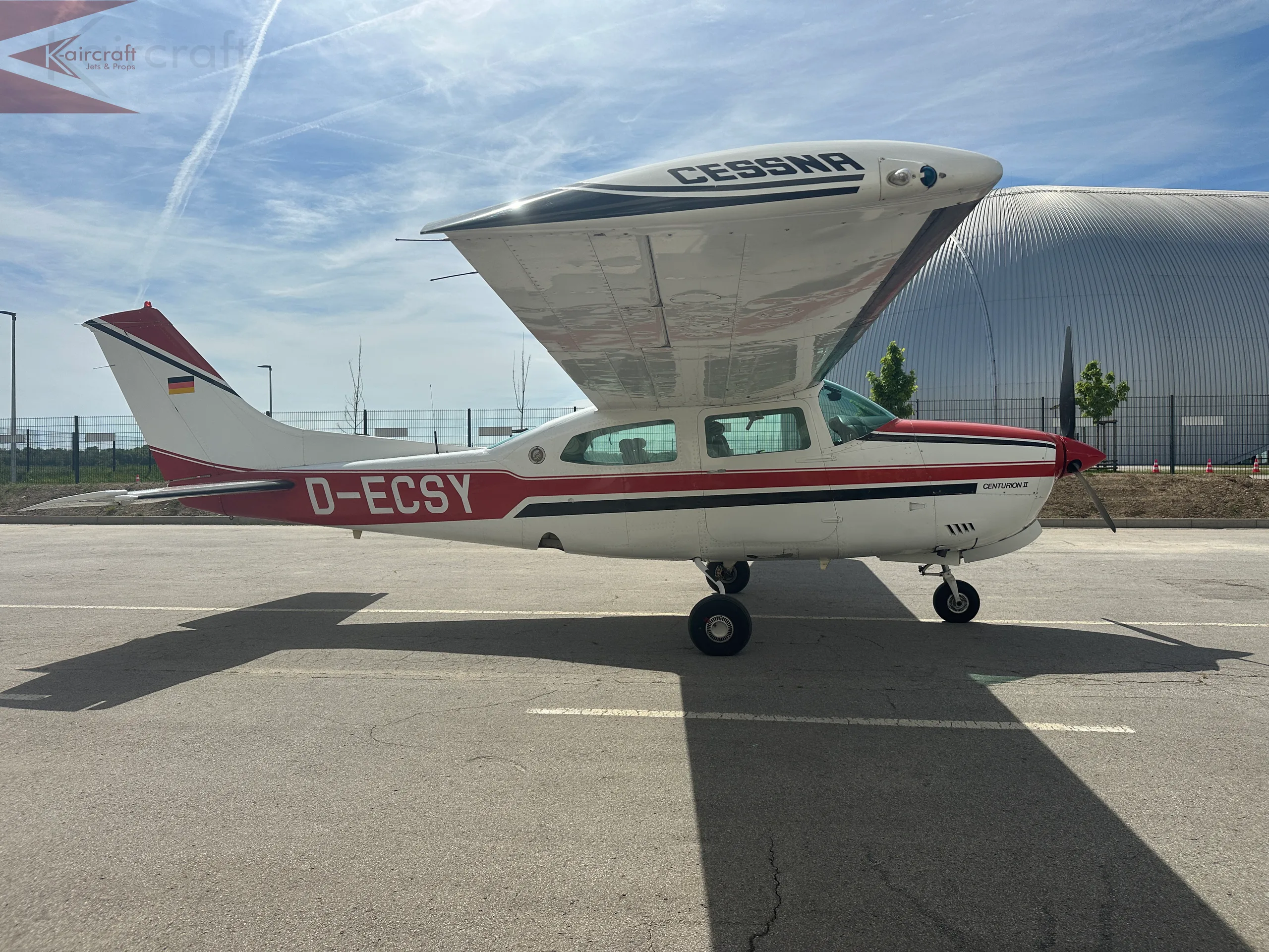 Exterior view of a 1979 Cessna 210n centurion ii 439.