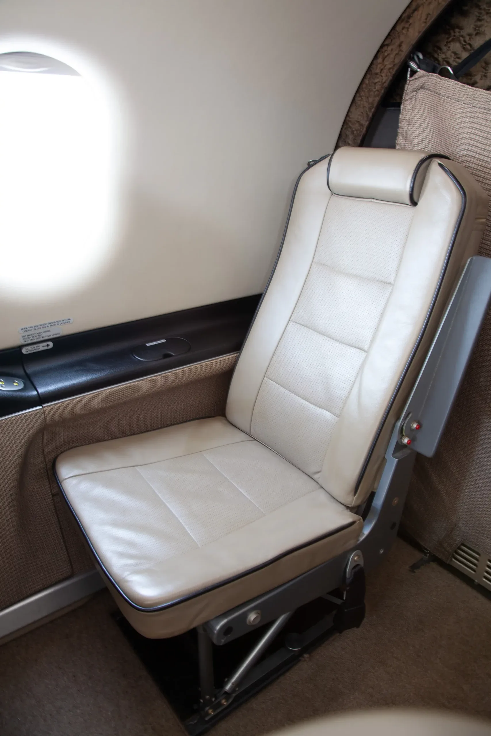 Cabin interior of a 2007 Pilatus.