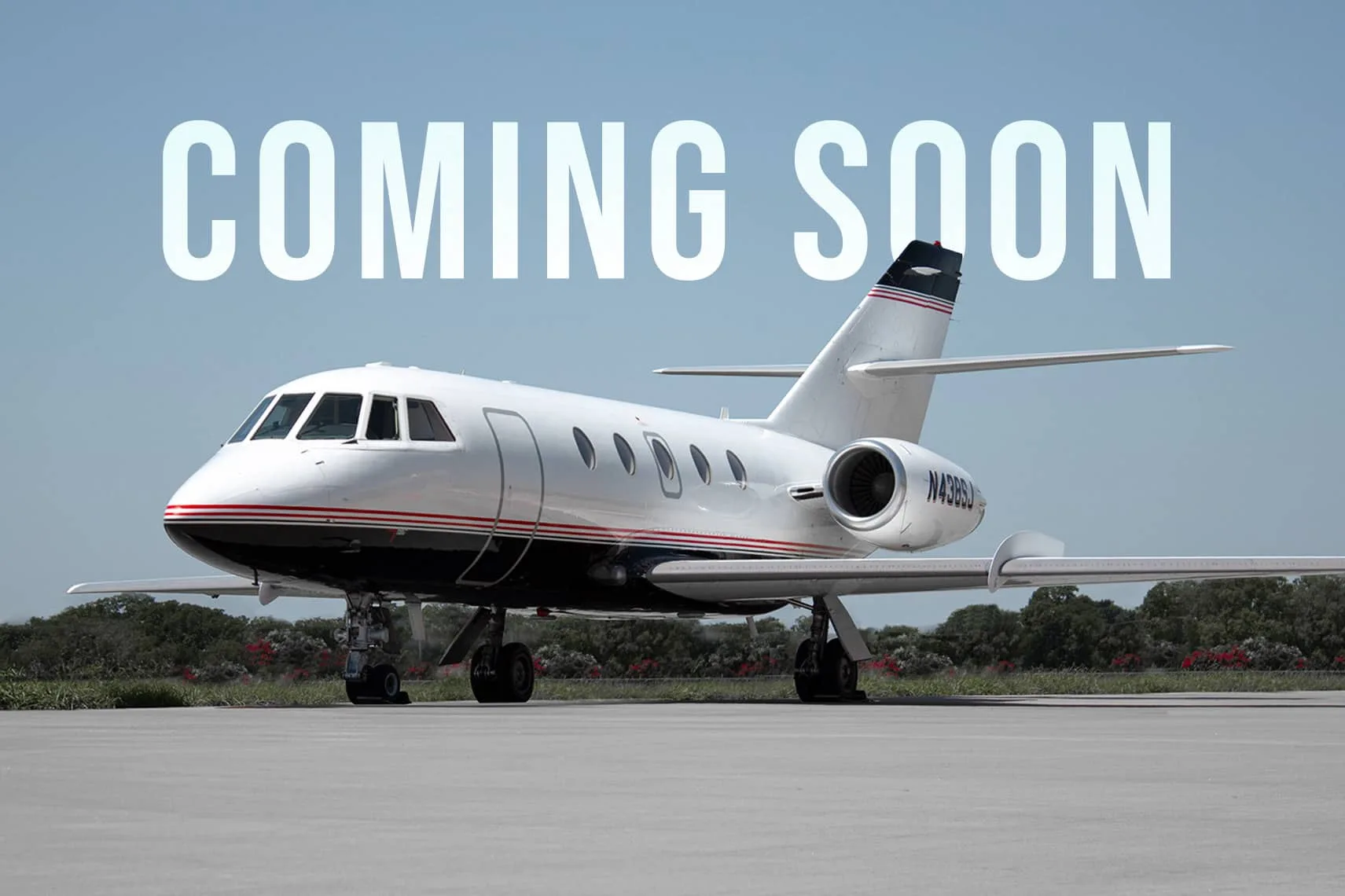 Exterior view of a 1981 Dassault Falcon 20F-5BR.