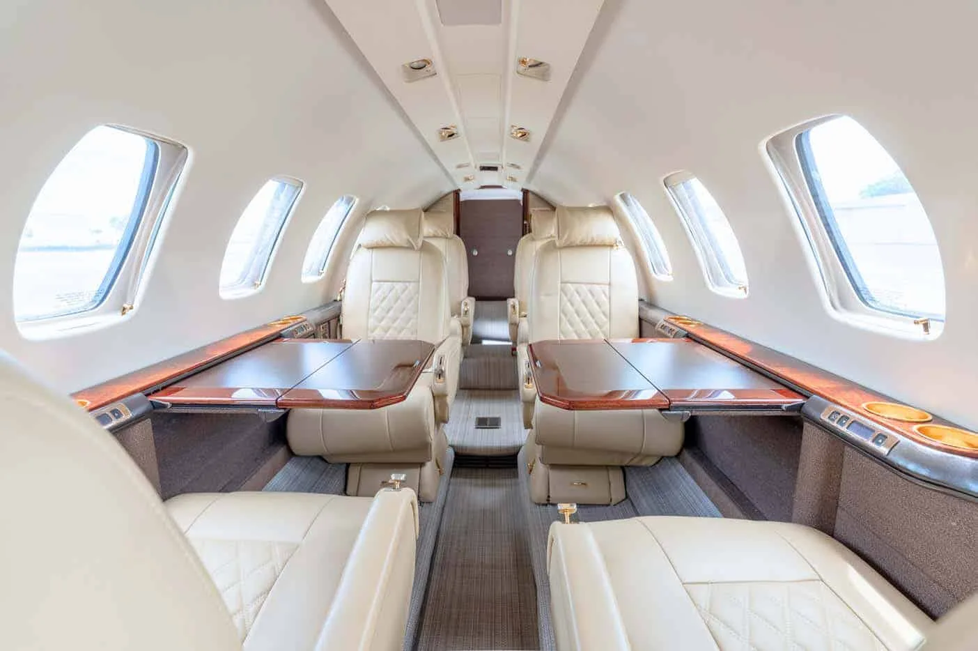 Cabin interior of a 2003 Cessna CITATION ENCORE | Leviate Air Group.