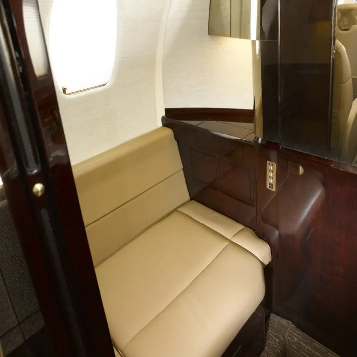 Cabin interior of a 2003 Cessna Citation Excel | Leviate Air Group.