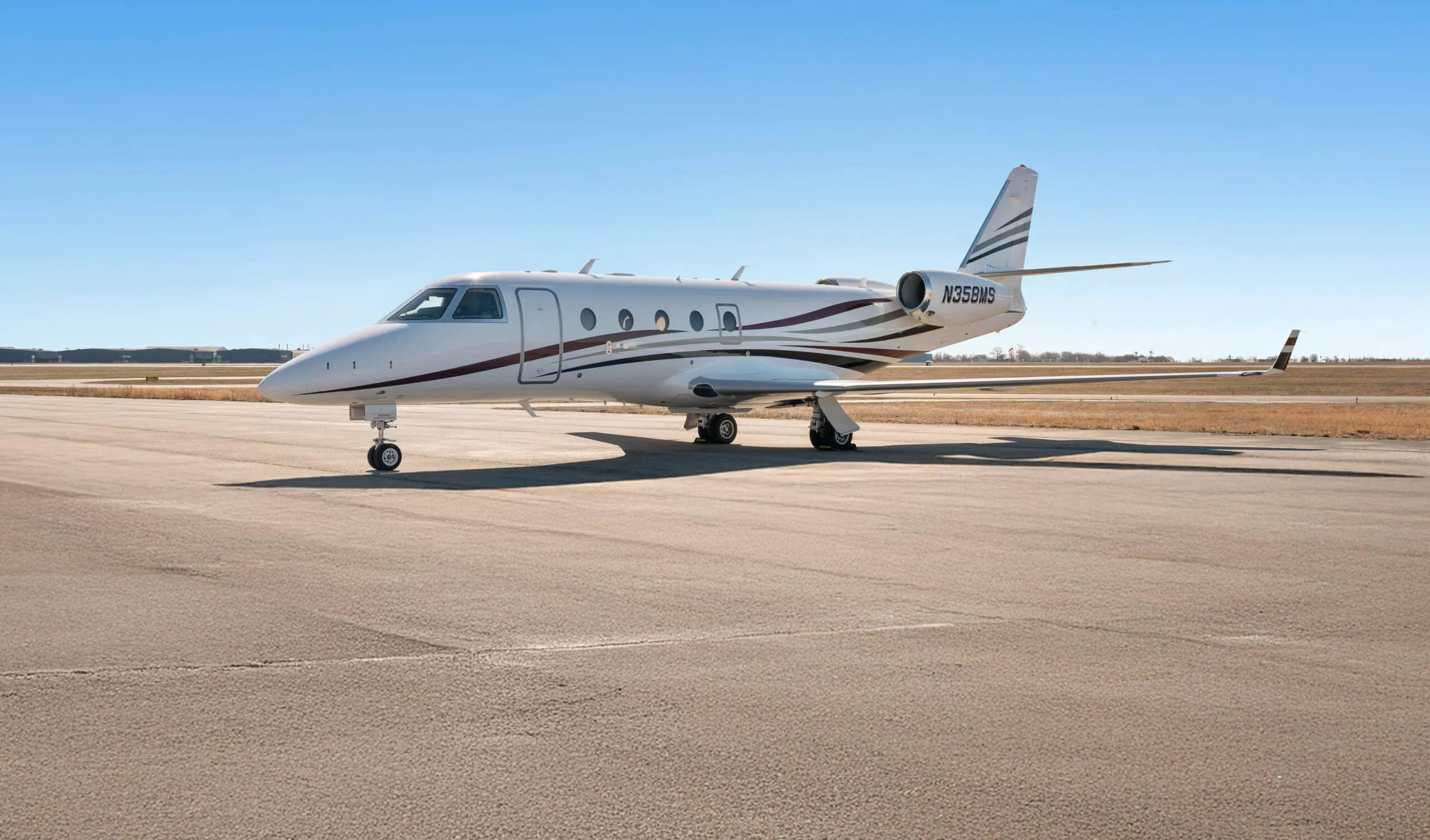Exterior view of a 2007 Gulfstream G150 | Leviate Air Group.