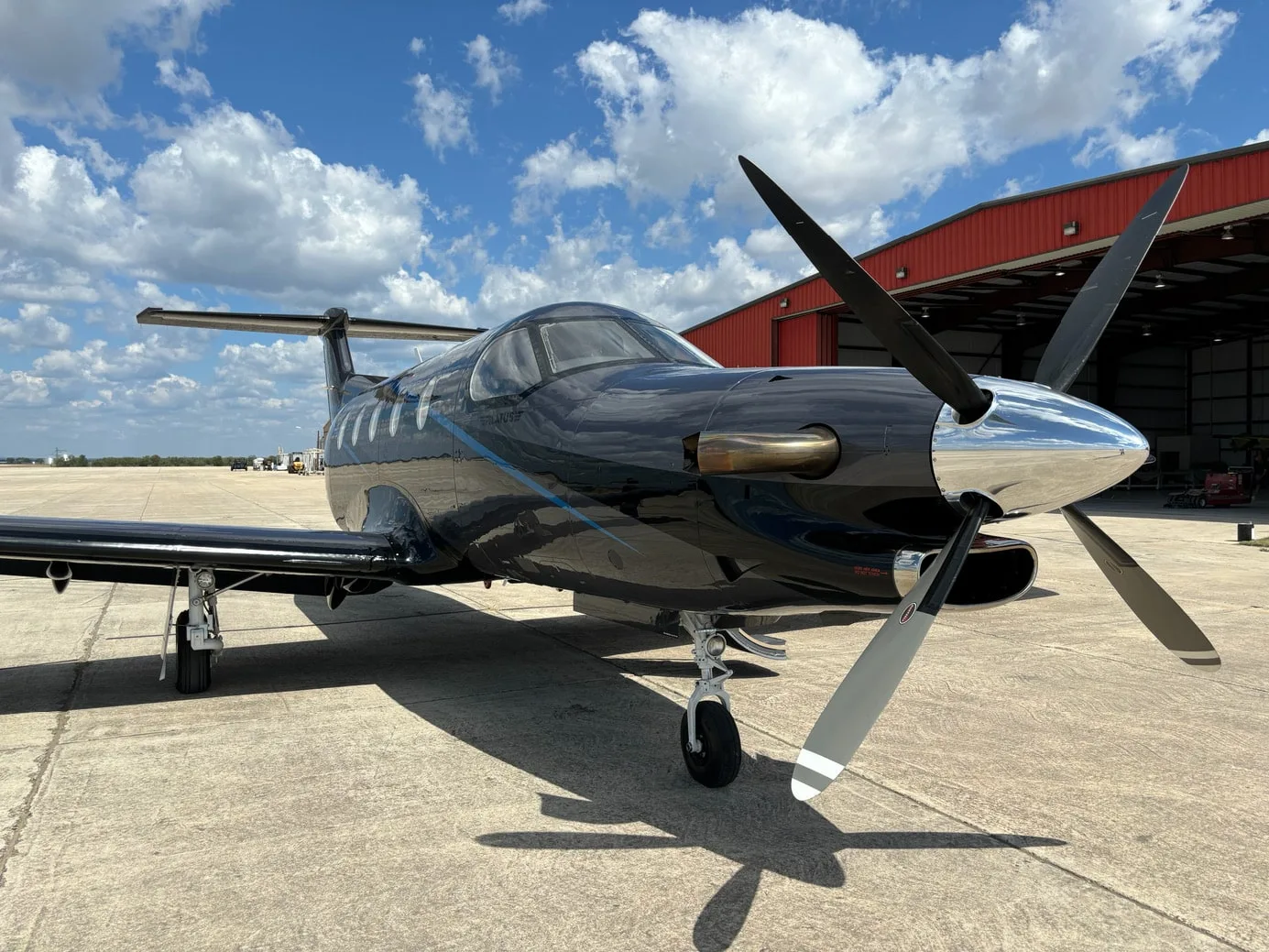 Marketing image of a 2010 Pilatus PC-12NG | Leviate Air Group.