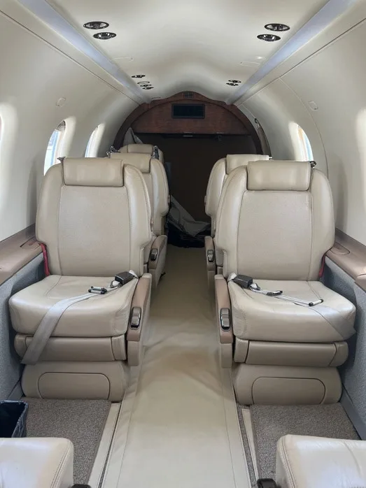 Cabin interior of a 2010 Pilatus PC-12NG | Leviate Air Group.