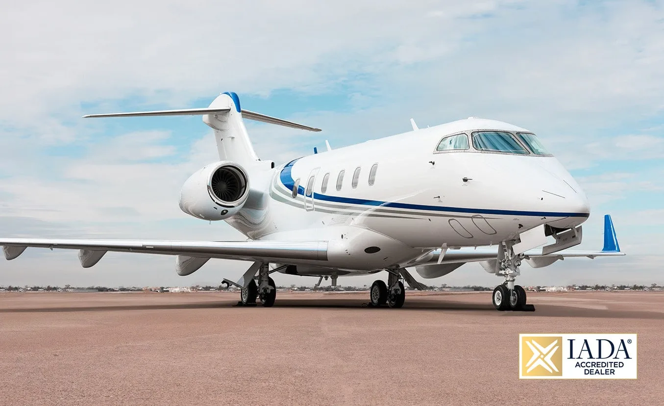 Cabin interior of a 2013 Bombardier CHALLENGER 300 | Leviate Air Group.