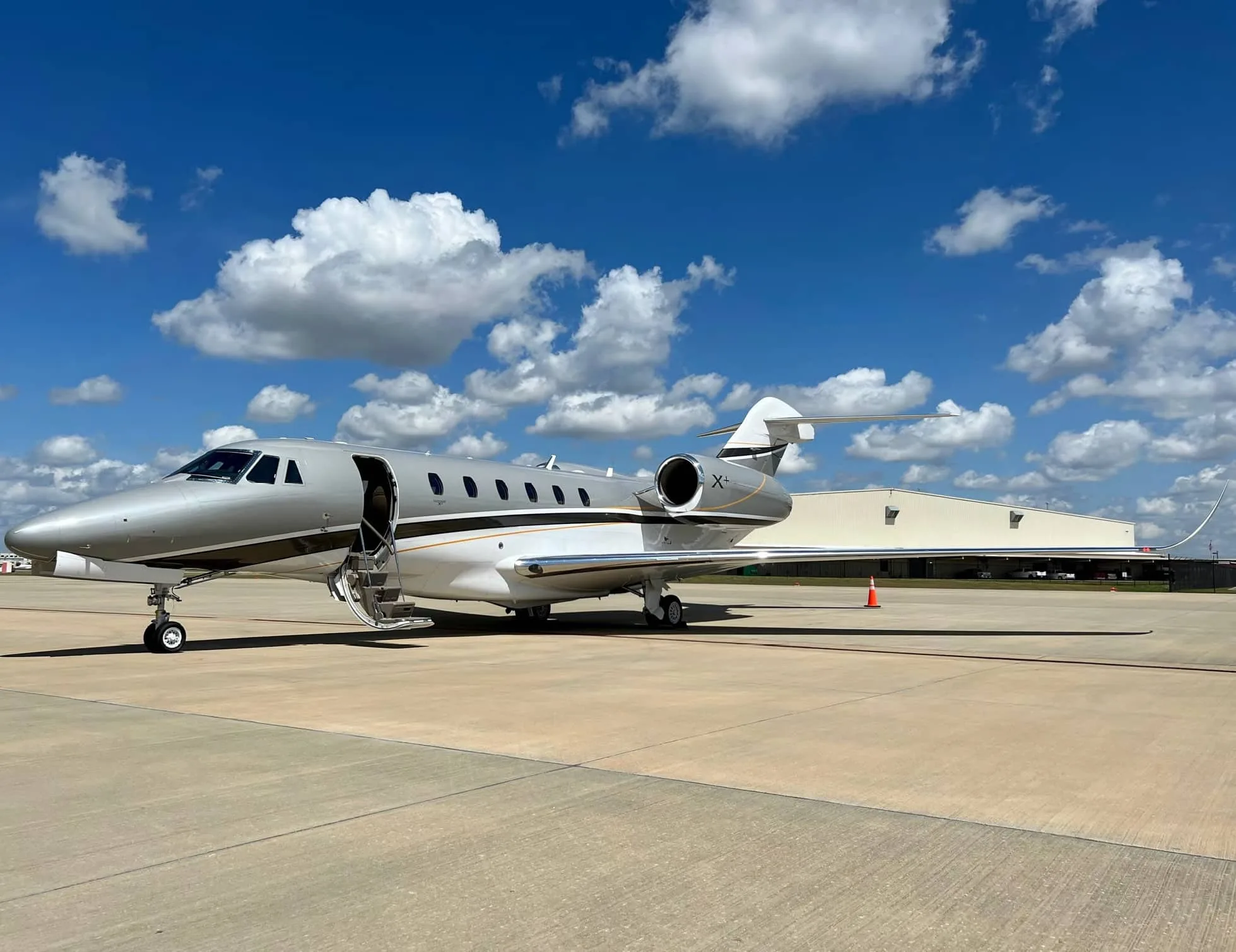 Exterior view of a 2014 Cessna Citation X+ | Leviate Air Group.