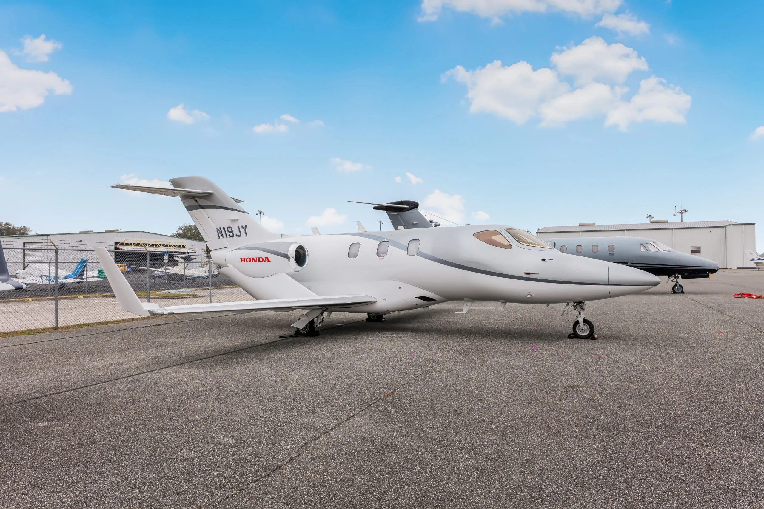 Exterior view of a 2017 HondaJet HA-420 | Leviate Air Group.