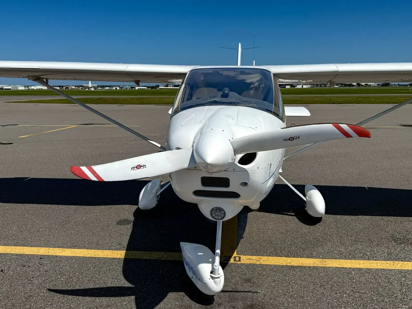 Exterior view of a 2018 Tecnam P2008 Fleet.