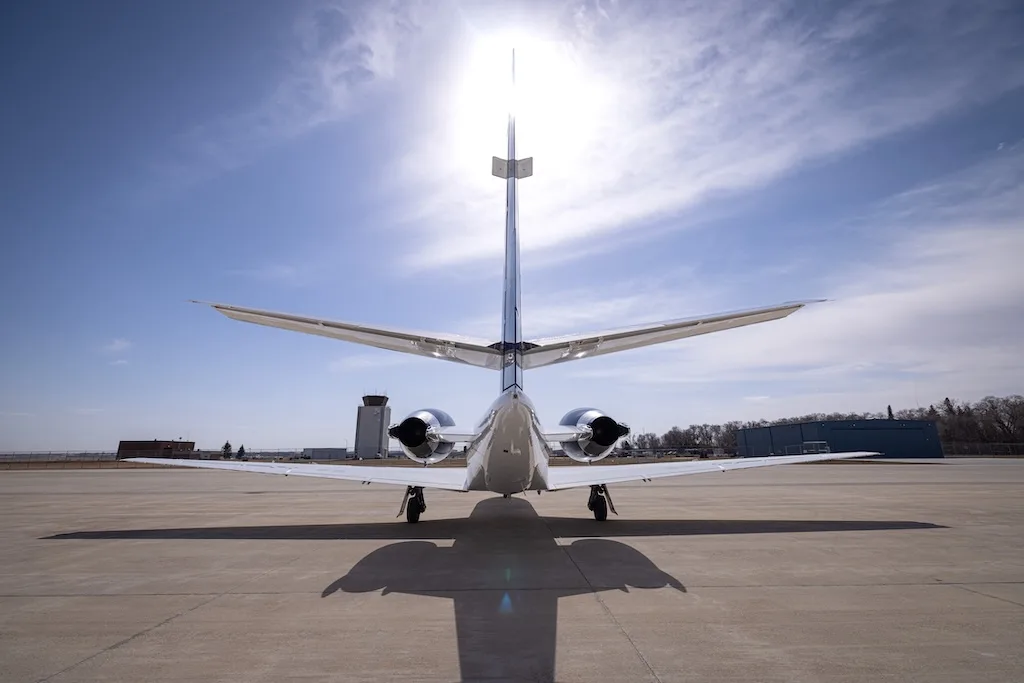 Exterior view of a 2004 Cessna Citation Encore, N357BE.