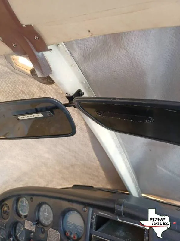 Cabin interior of a 1965 Piper PA-28-140.