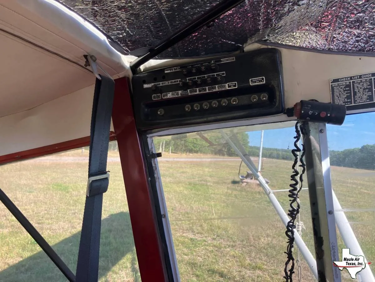 Avionics suite of a 1966 Champion 7GCBC.