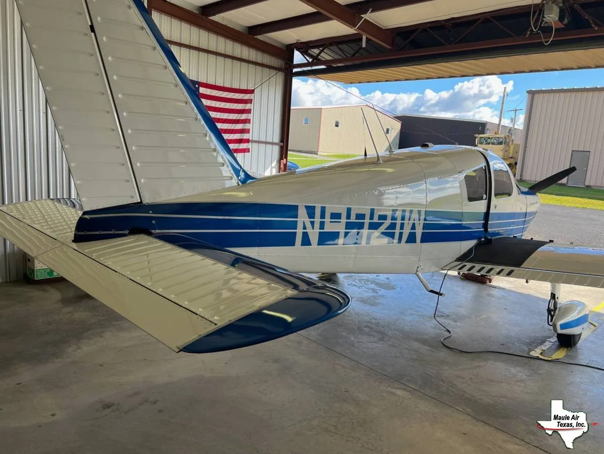 Exterior view of a 1967 Piper Cherokee PA-28-140.