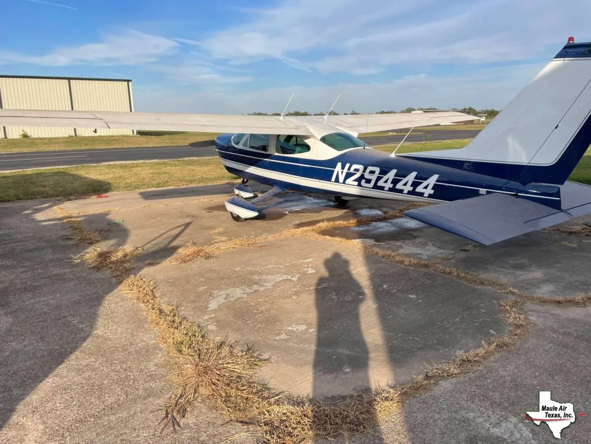Exterior view of a 1968 Cessna 177 Cardinal.