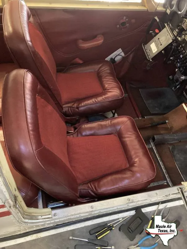 Cabin interior of a 1968 Piper Cherokee PA-28-140.