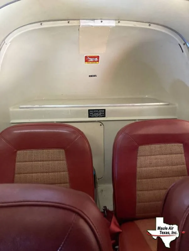 Cabin interior of a 1968 Piper Cherokee PA-28-140.