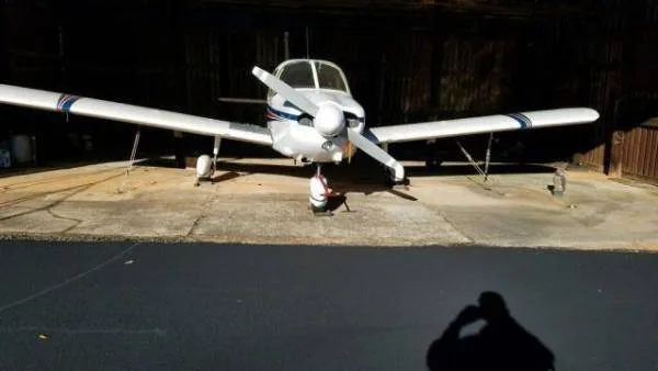 Exterior view of a 1968 Piper Cherokee PA-28-180.