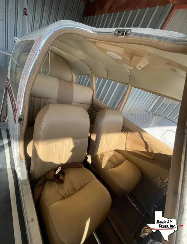 Cabin interior of a 1968 Piper PA-28-180 Cherokee.