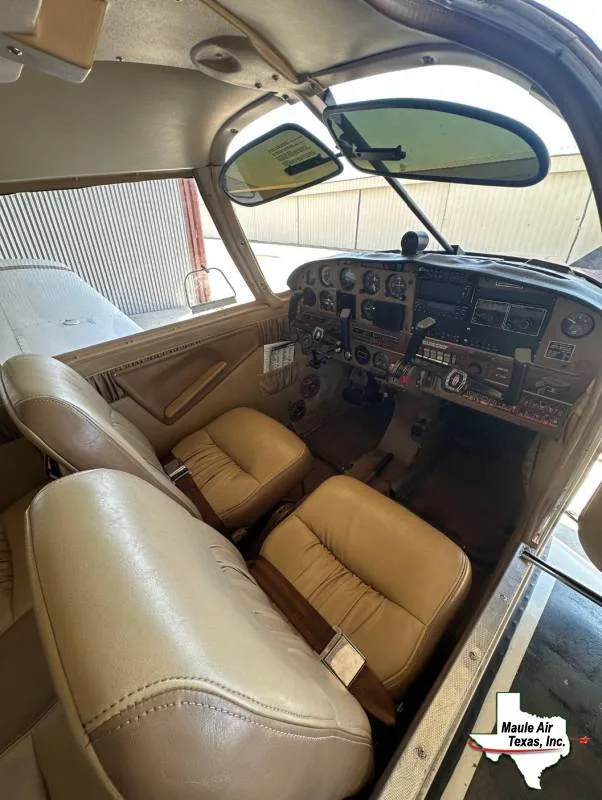 Cabin interior of a 1968 Piper PA-28-180 Cherokee.