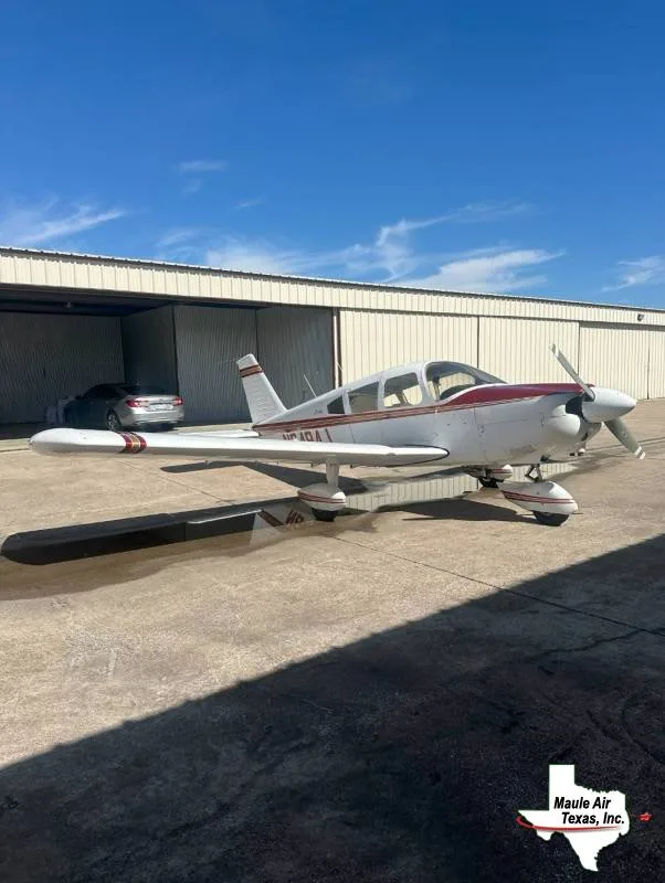 Exterior view of a 1968 Piper PA-28-180 Cherokee.