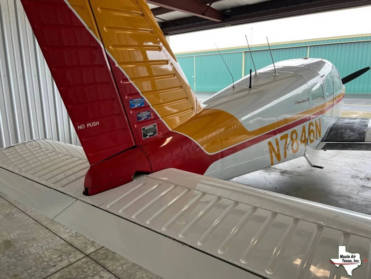 Exterior view of a 1969 Piper Cherokee PA-28-180.