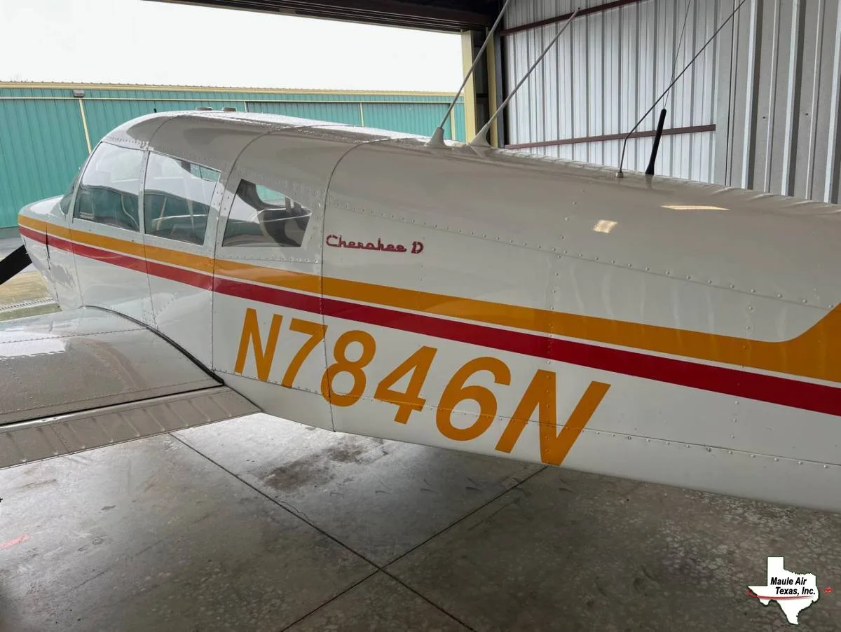 Exterior view of a 1969 Piper Cherokee PA-28-180.