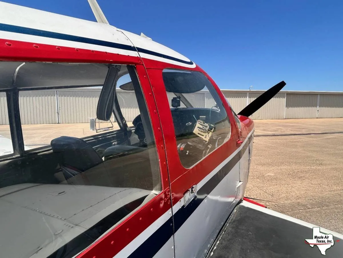 Exterior view of a 1969 Piper PA-28-180.