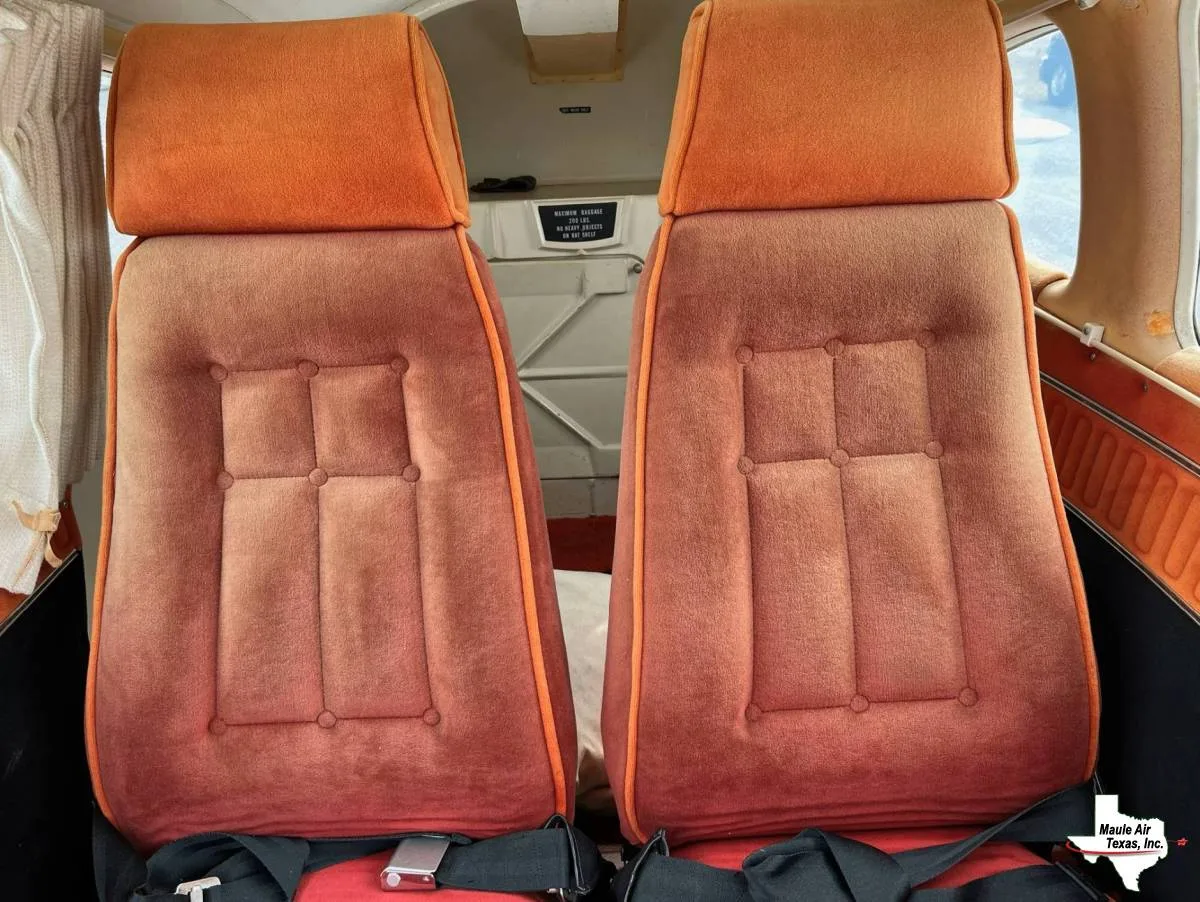 Cabin interior of a 1979 Piper PA-28-201T Turbo Dakota.