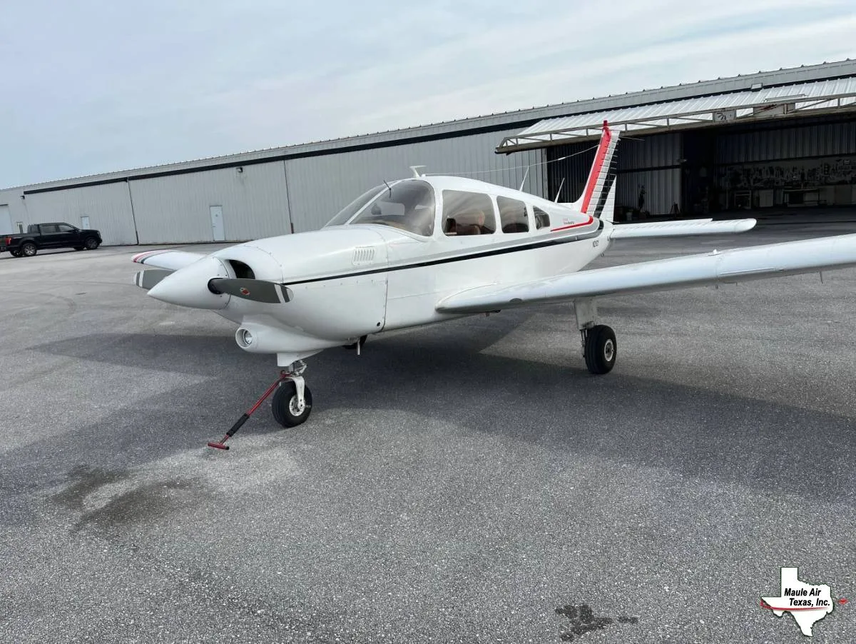 Exterior view of a 1979 Piper PA-28-201T Turbo Dakota.