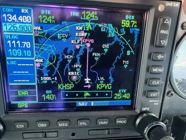 Avionics suite of a 1996 Maule MXT-7-180 Star Rocket.