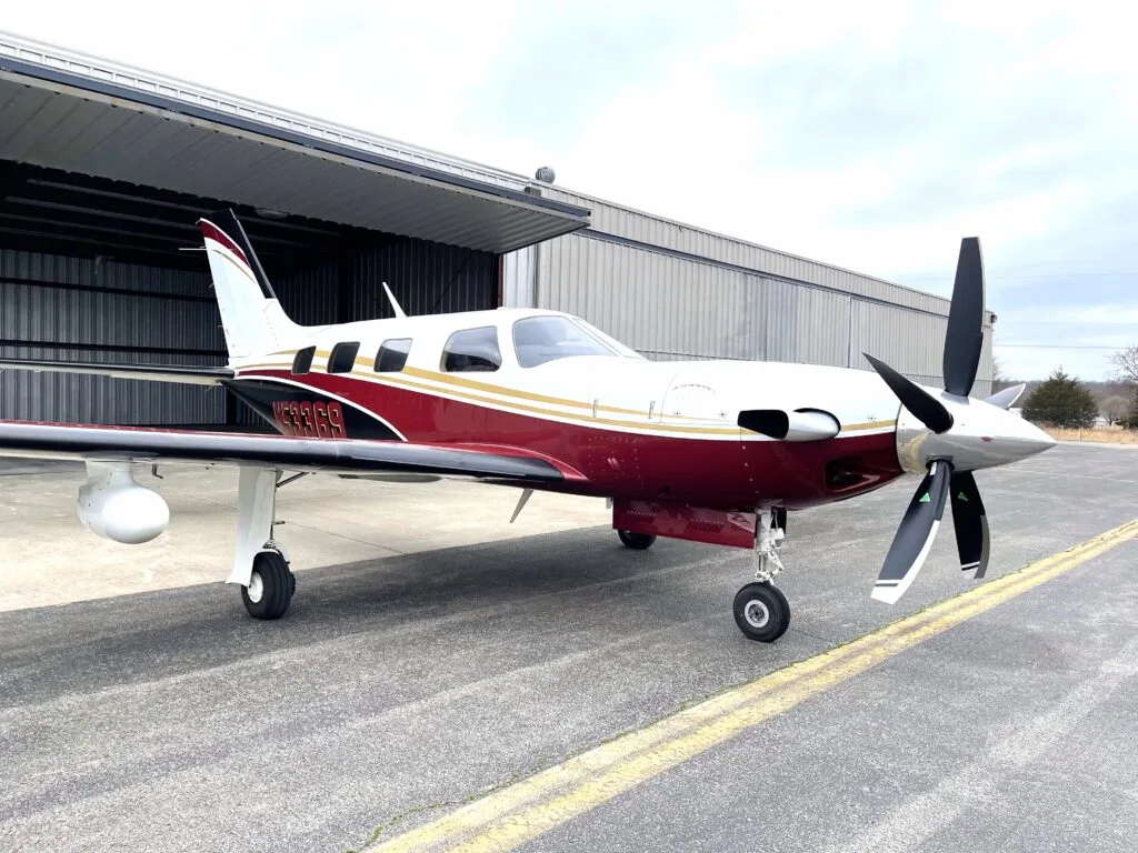 Exterior view of a 2001 Piper Meridian.
