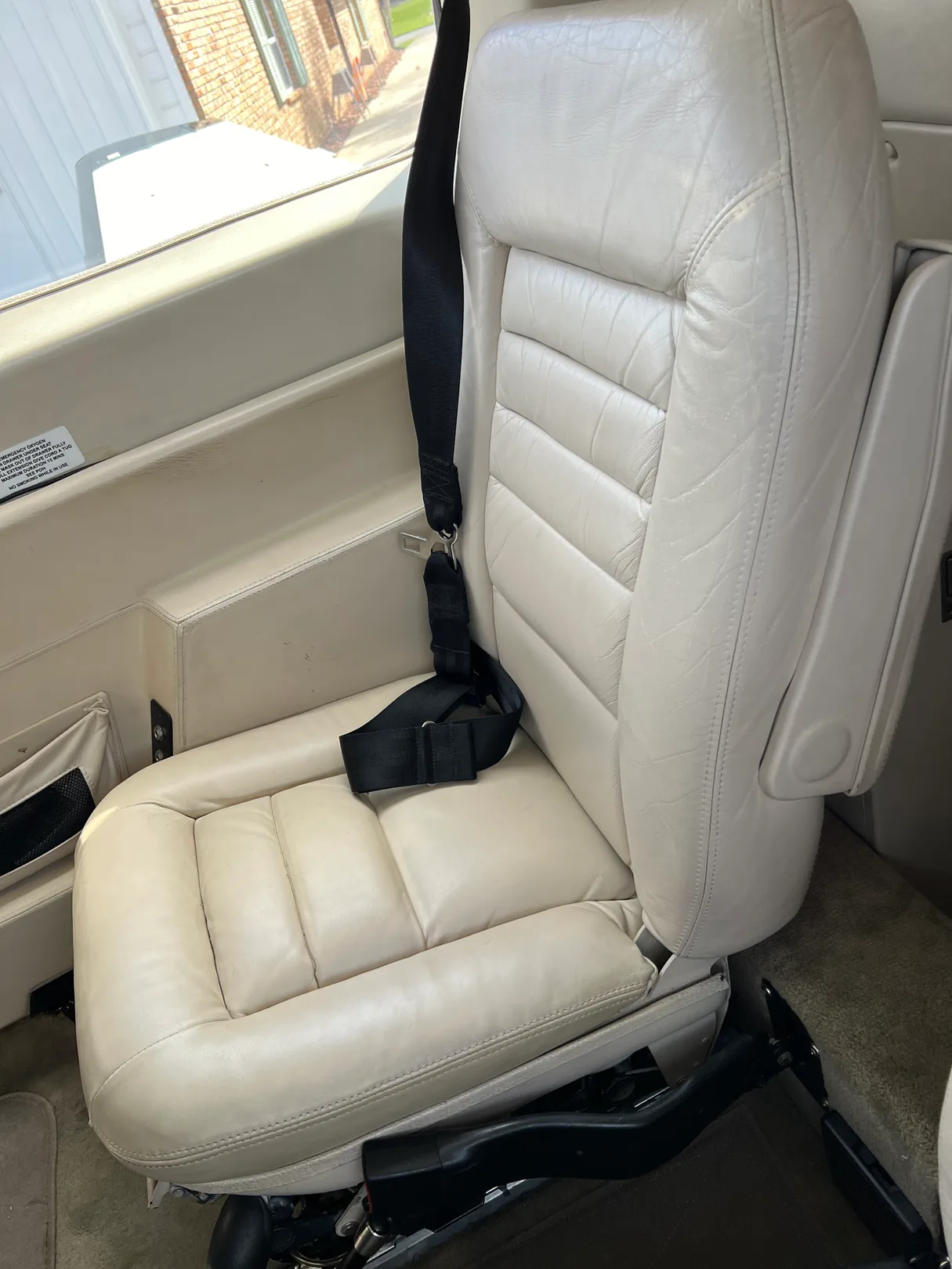 Cabin interior of a 2002 Piper Malibu Mirage.
