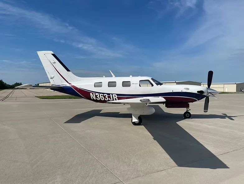 Exterior view of a 2008 Piper PA46-500TP Meridian.