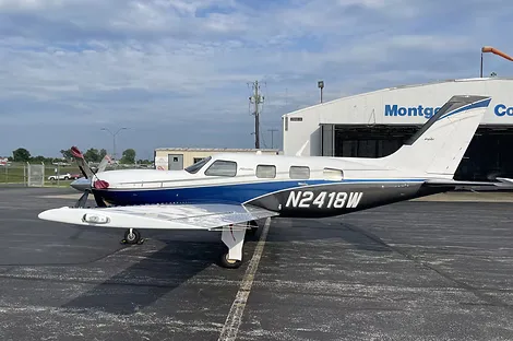 Exterior view of a 2012 Piper Meridian PA46-500TP.