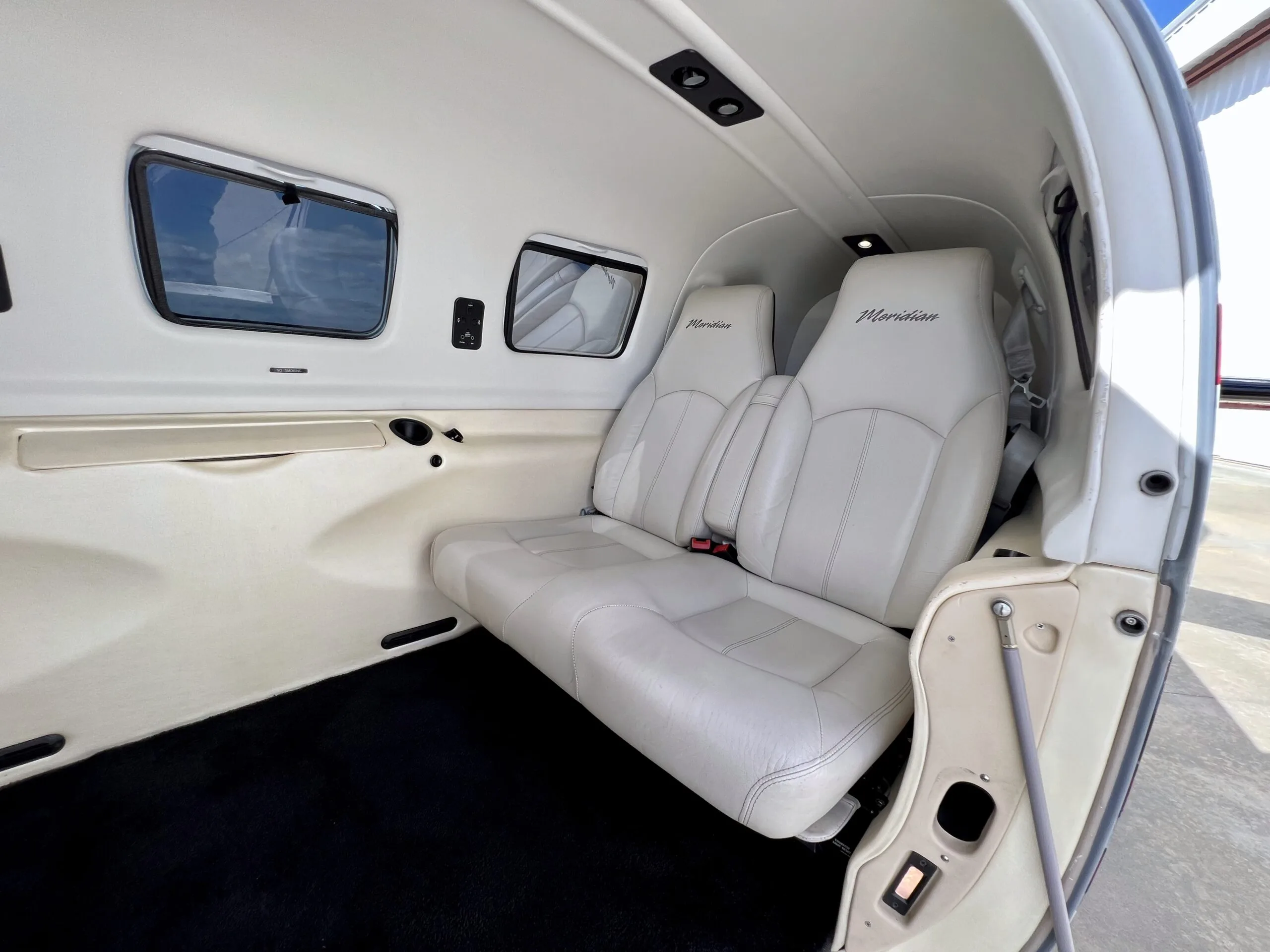 Cabin interior of a 2013 Piper MERIDIAN.