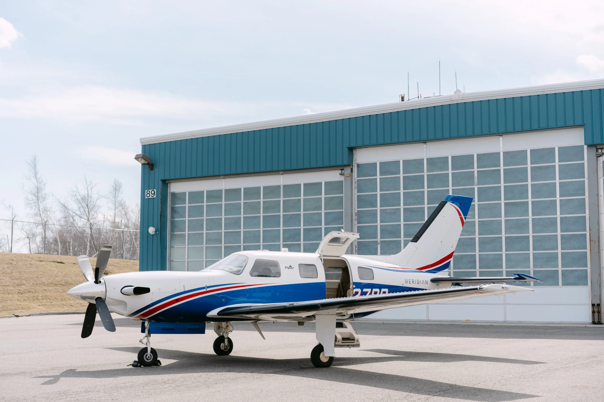 Exterior view of a 2015 Piper Meridian PA46 – 500TP.