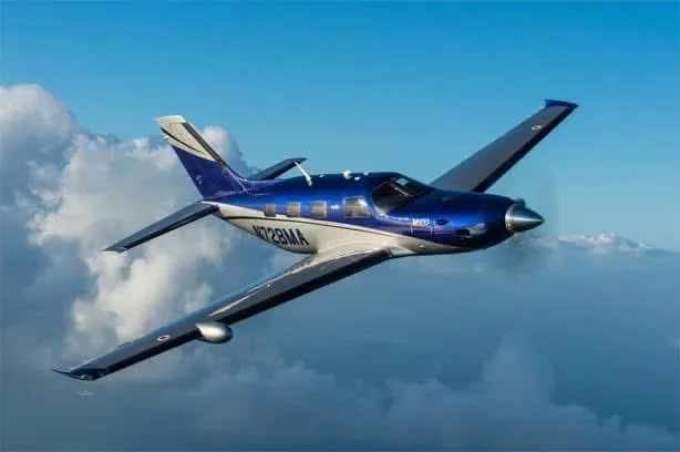 Marketing image of a 2018 Piper M600.