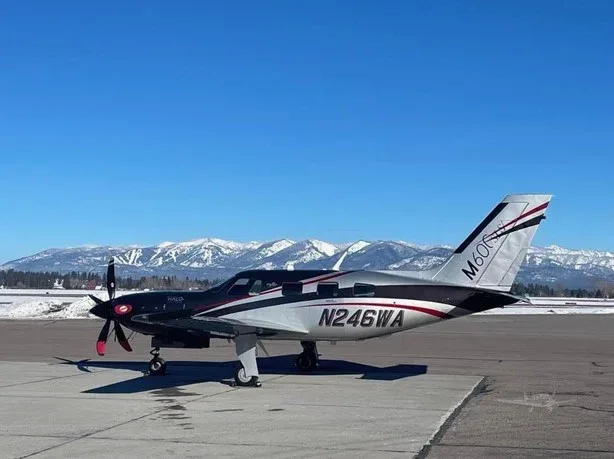 Exterior view of a 2023 Piper M600 SLS PA46 – 600TP.